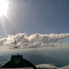 Flugwegposition um 14:46:46: Aufgenommen in der Nähe von 39030 Enneberg, Bozen, Italien in 3053 Meter